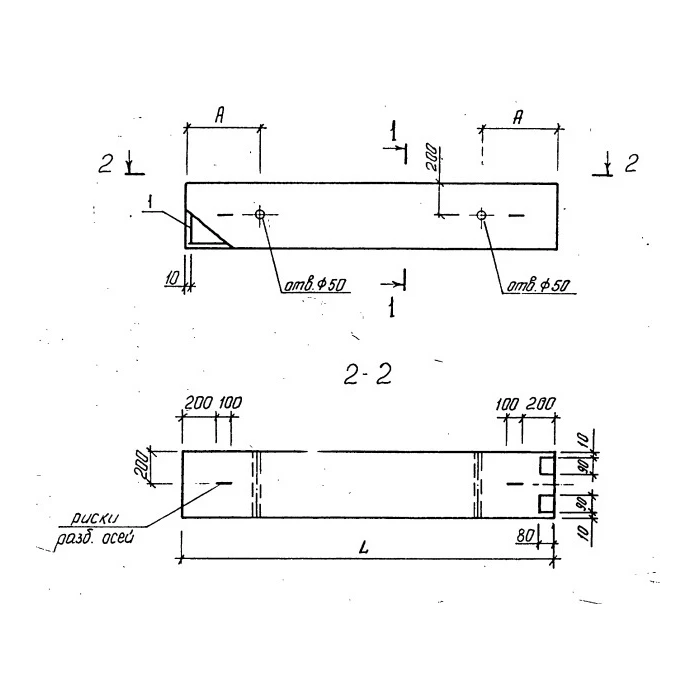 Колонна железобетонная 1КСД 48-00-3-36-00