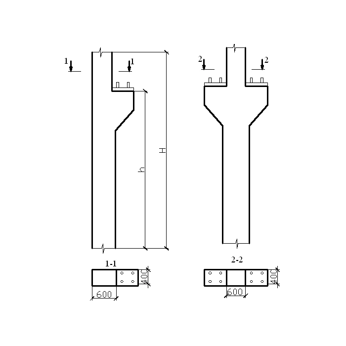 Колонна железобетонная 8к 84-7