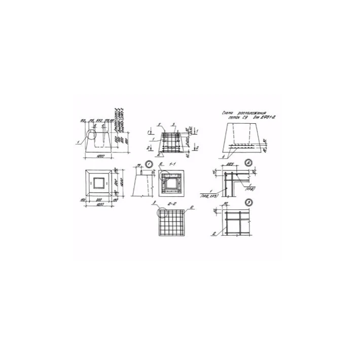 Колонна железобетонная 3ФБ 1-1
